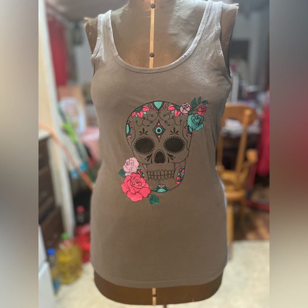 Gray tank top size LG (11-13)